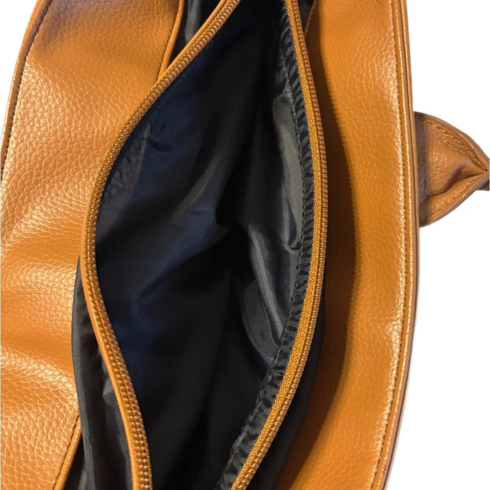 Tommy Hilfiger Pink and Brown Plaid Tote - Picture 5 of 9